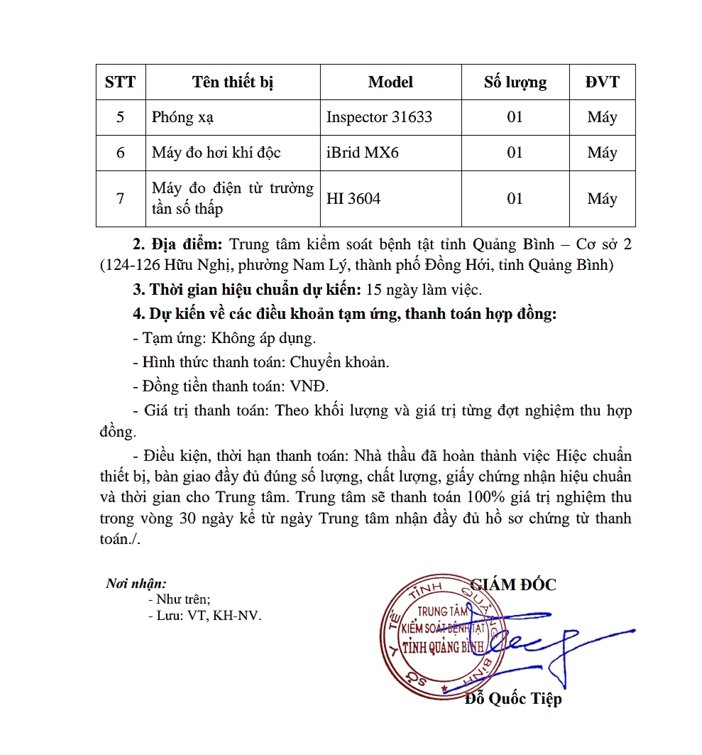 Hiệu chuẩn quan trắc môi trường1