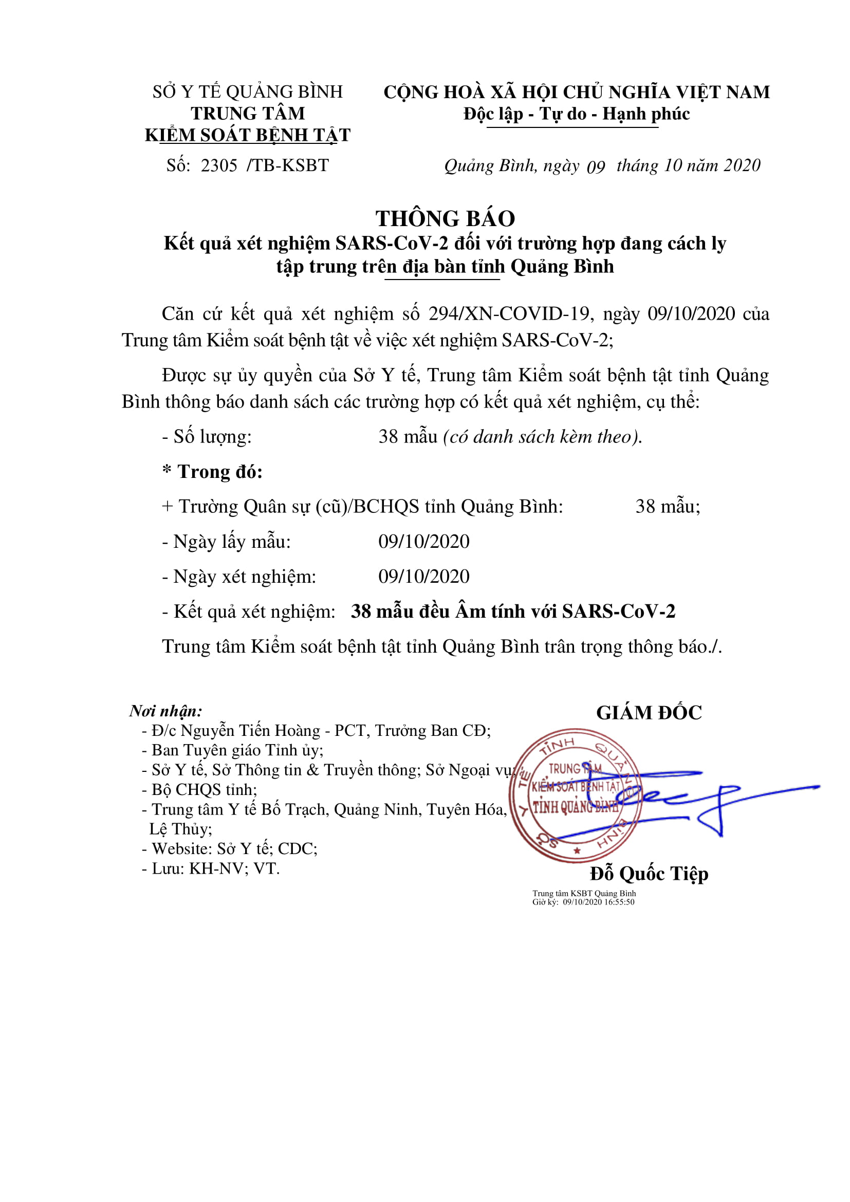 THÔNG BÁO KQ XN ngày 09.10 09.10.2020 17h09p10 signed 1