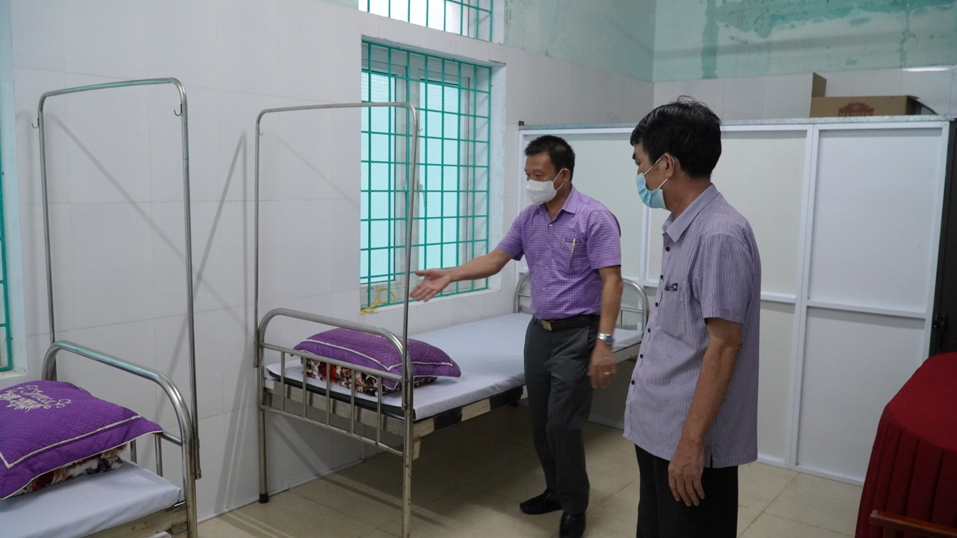 điểm tiêm xã Quảng Phú 2